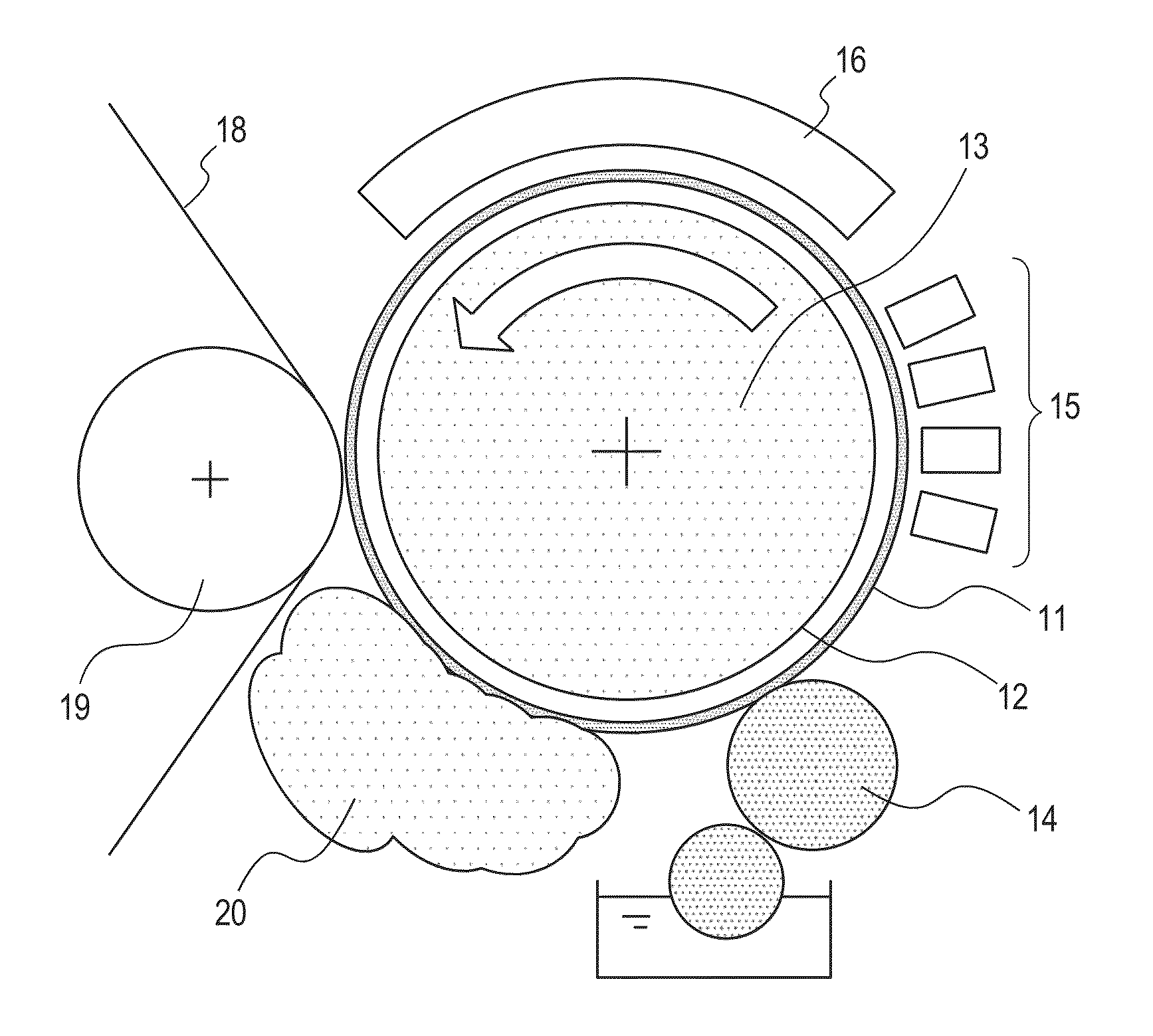 Transfer image forming method, transfer image forming apparatus, and intermediate transfer member to be used therein