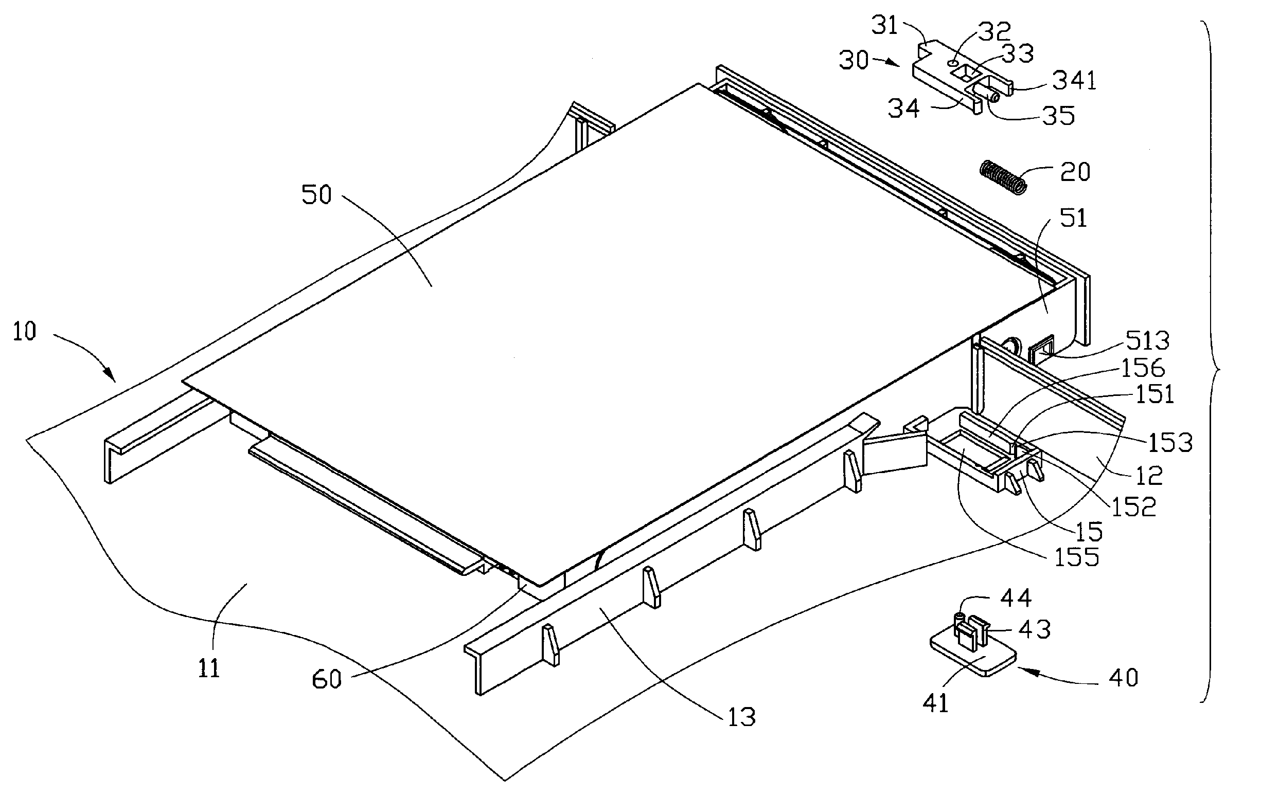 Mounting apparatus for storage device