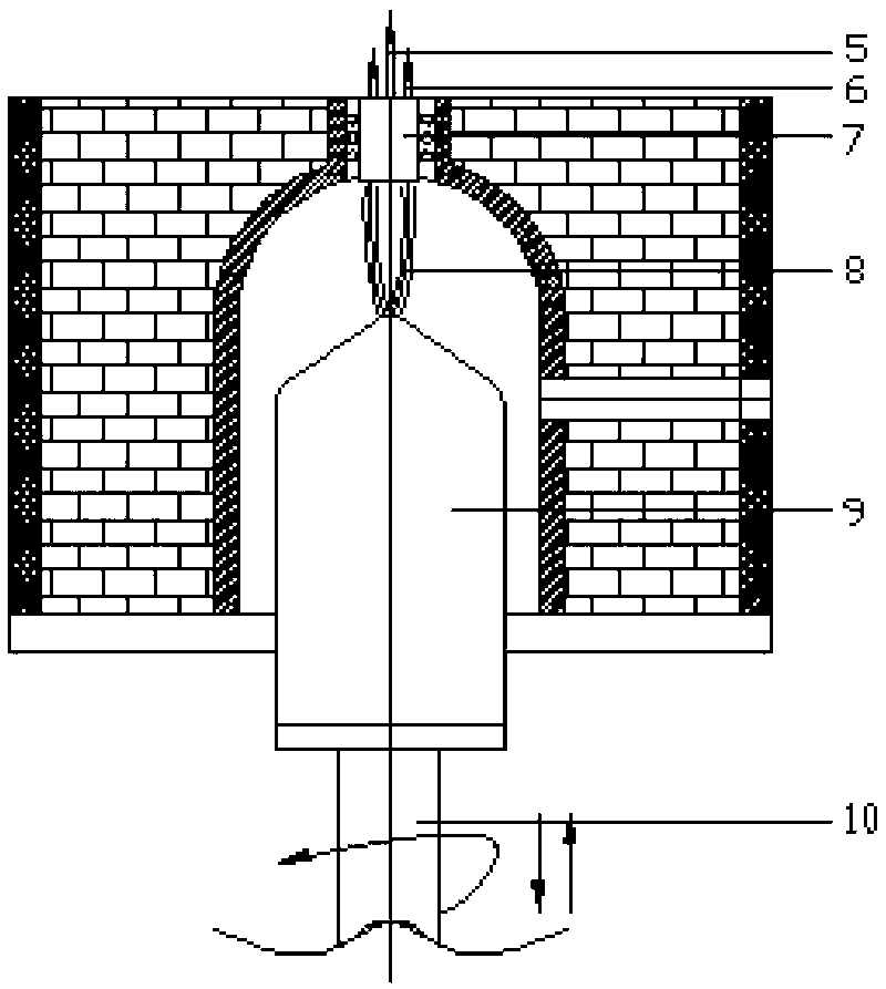 Preparation method of low-hydroxyl solid quartz steelyard weight