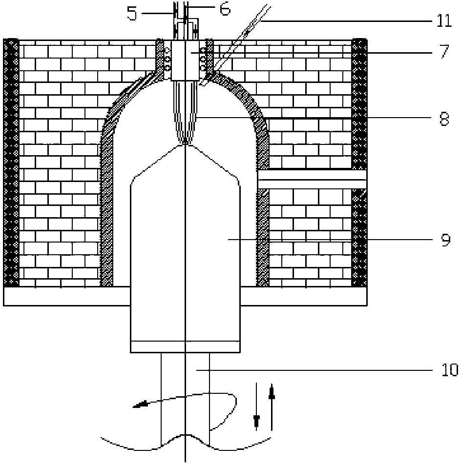 Preparation method of low-hydroxyl solid quartz steelyard weight