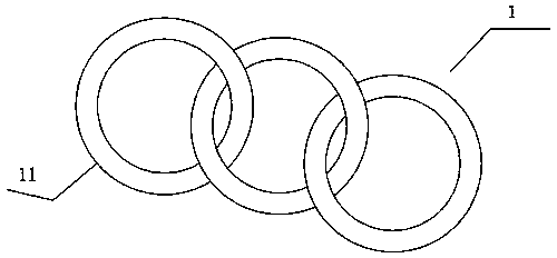 High-strength plastic chain