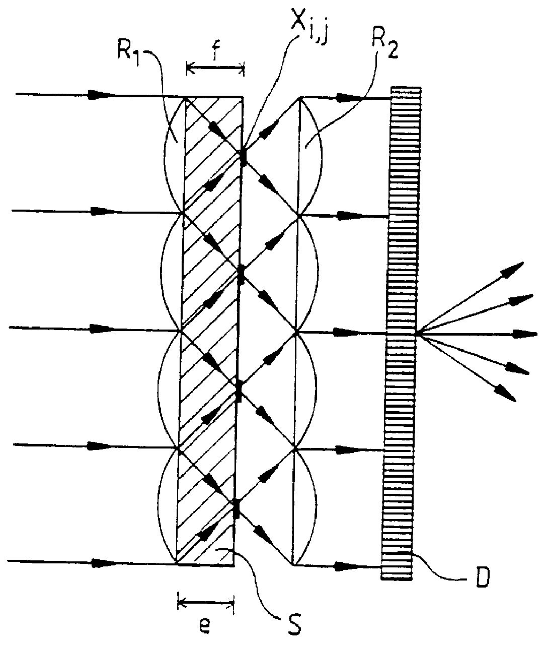 Display device and flat television screen using this device