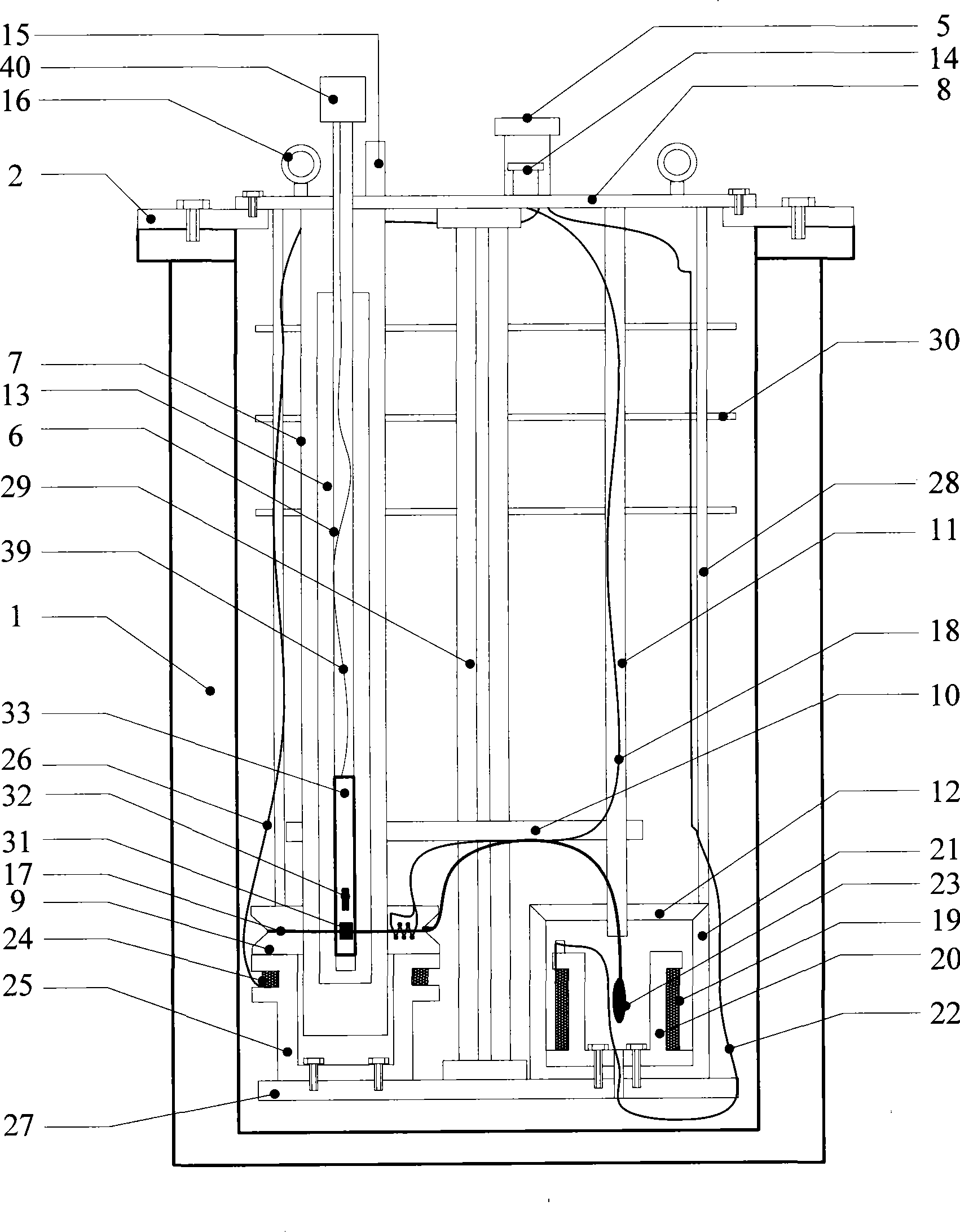 Special purpose device for measuring superconducting line joint resistance