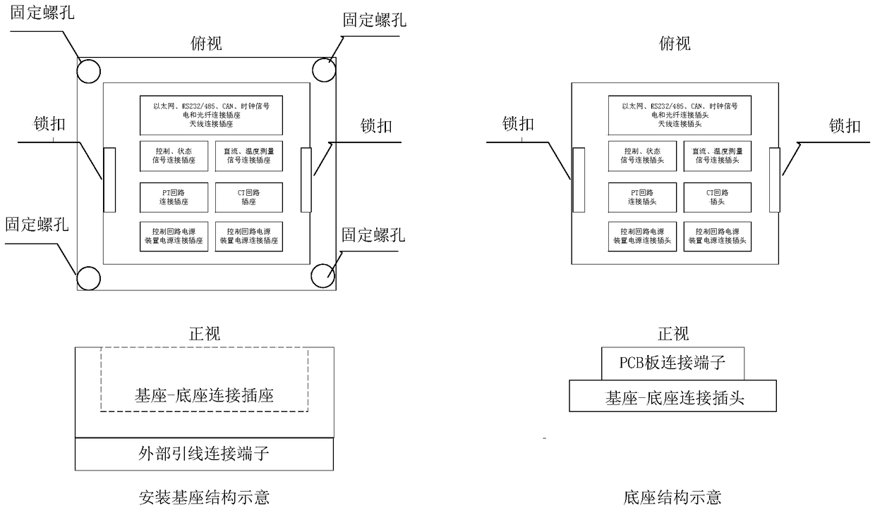 Miniaturized relay protection intelligent terminal device with clamping structure