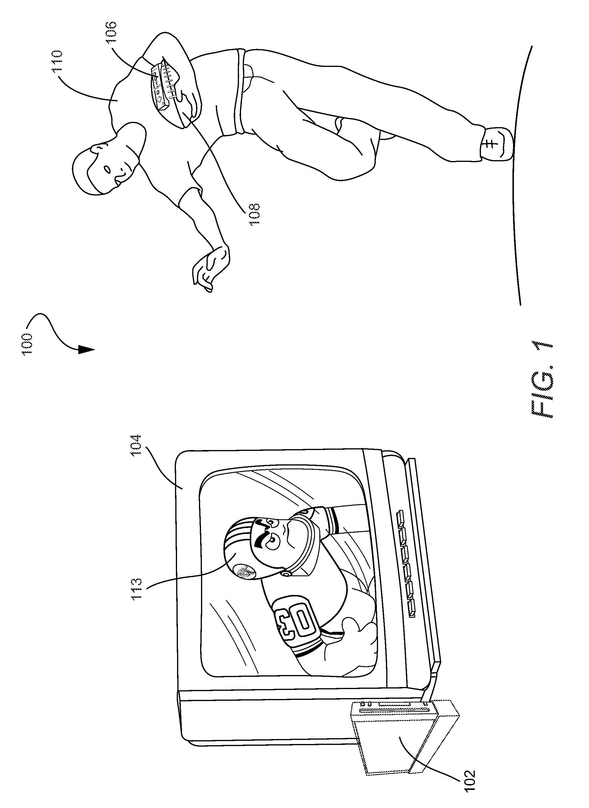 Method and apparatus for simulating games involving a ball