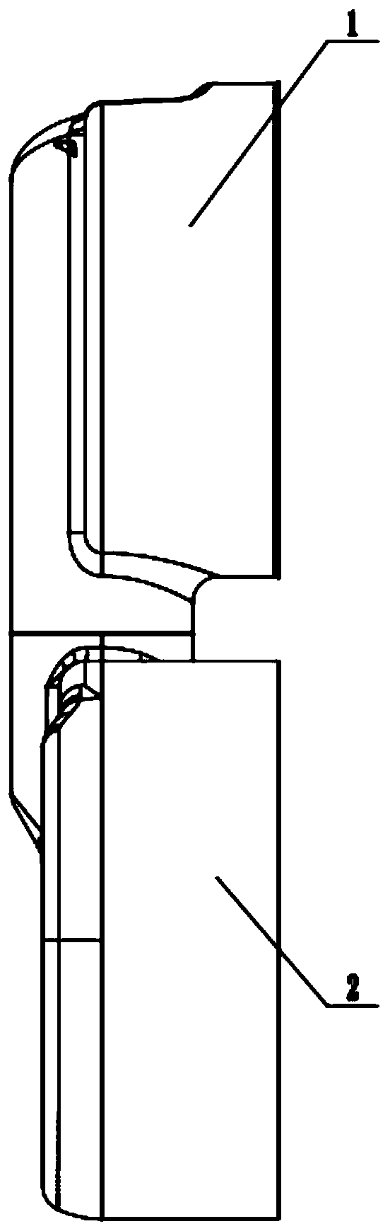 Tail gas post-treatment mixing device