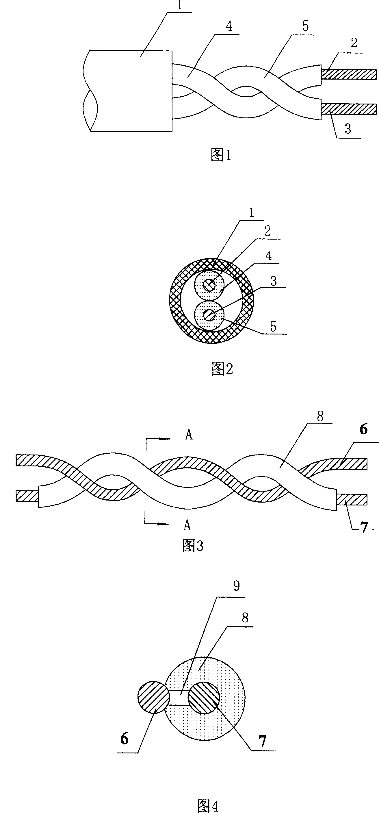 Linear temperature sensing element with window on insulating layer