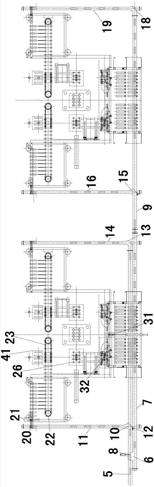 Production automated assembly line for plastic hose