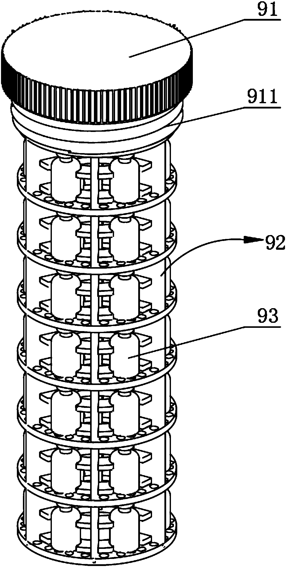 Refrigeration box structure of livestock vaccine medicine