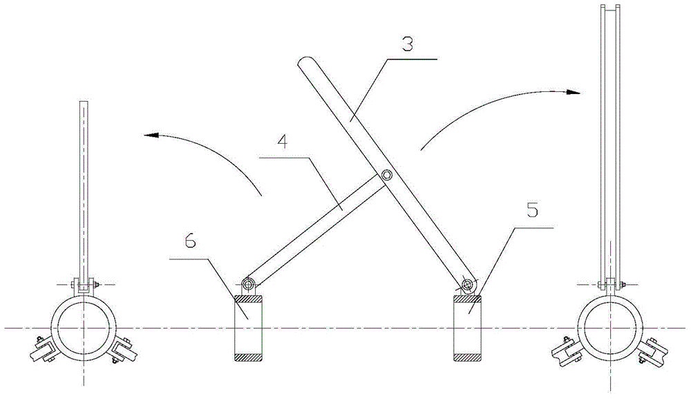 Rapid positioning and locking device of plugging umbrella