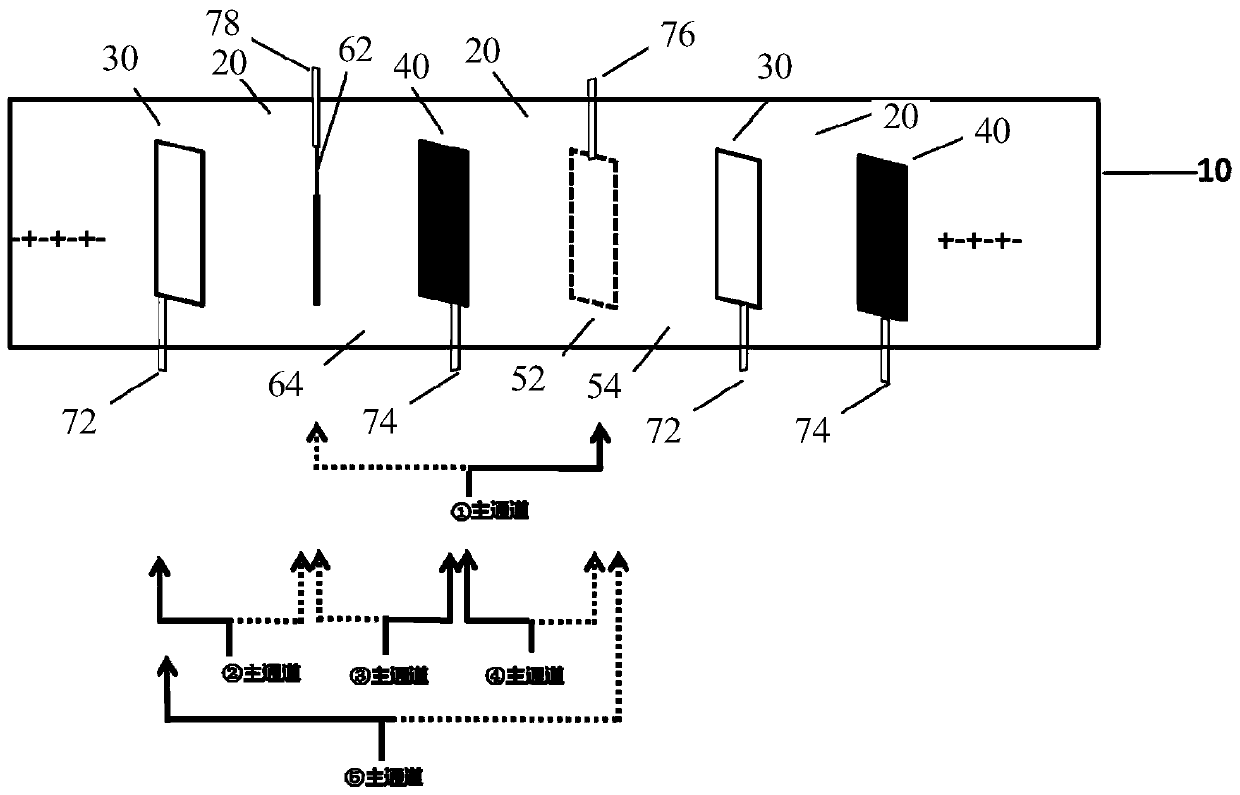 Four-electrode lithium ion battery and potential measurement method thereof