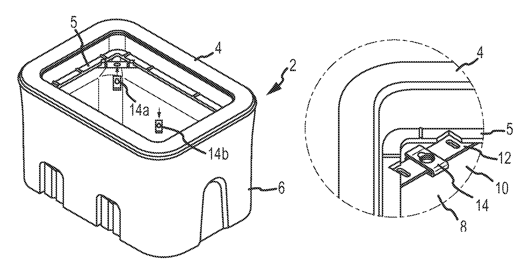 Locking subgrade vault