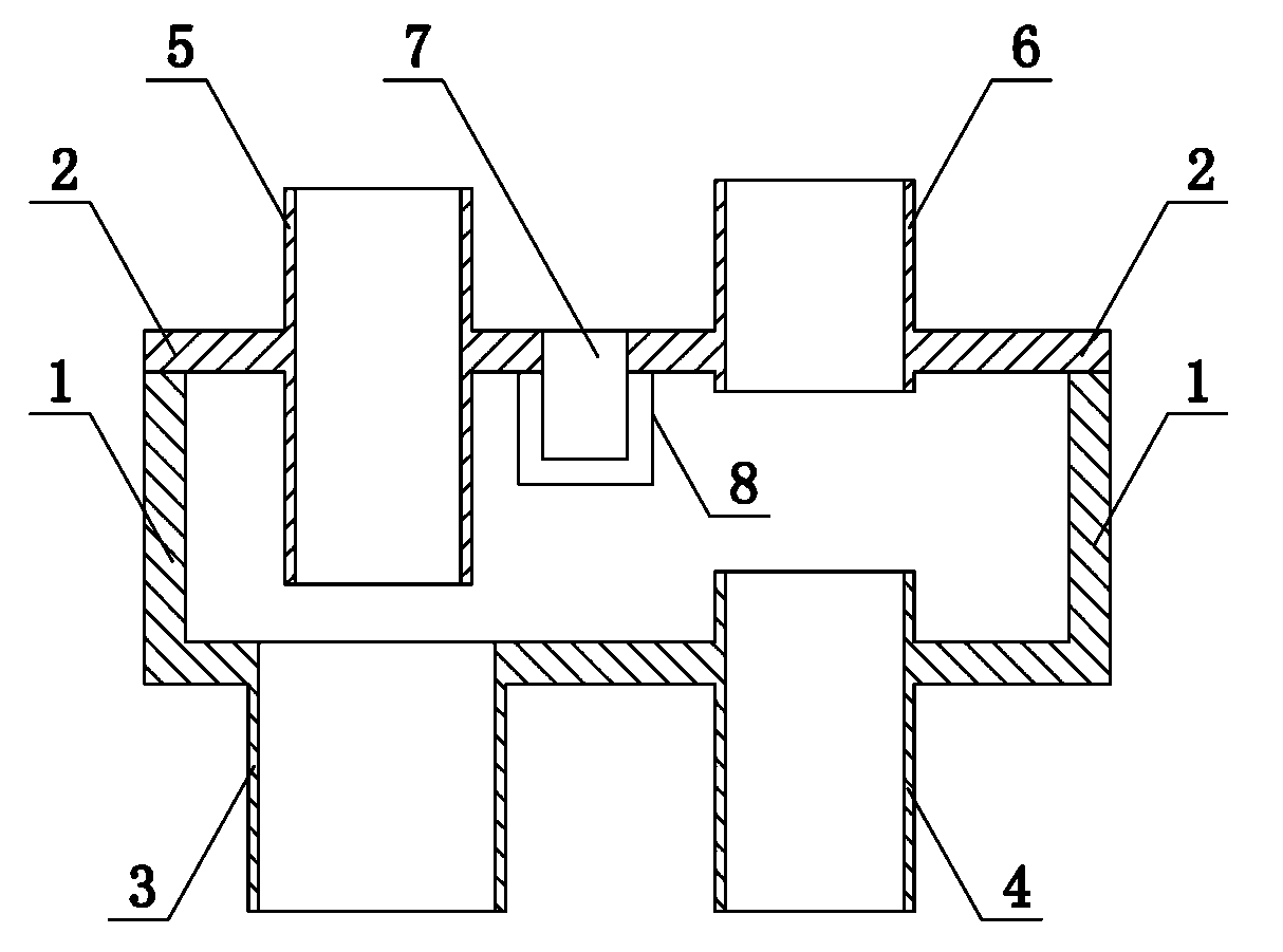 Special connector for ventilation of high-rise building