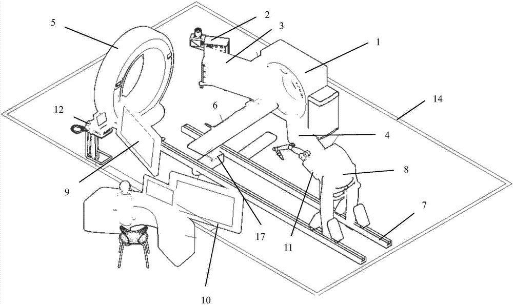 Diagnosis and treatment system based on real-time multi-mode integrated positioning