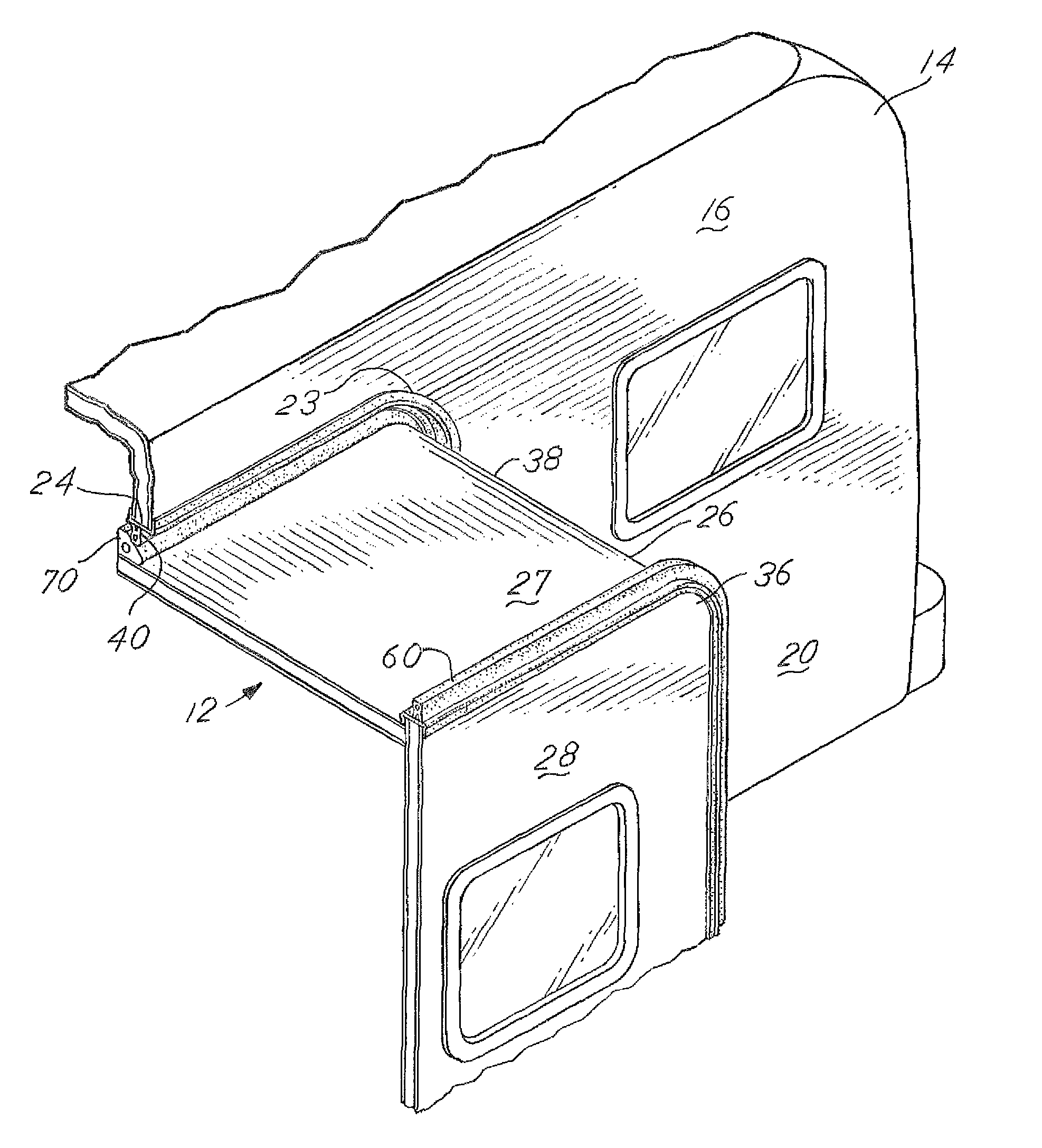 Overlapping complementary bulb seal