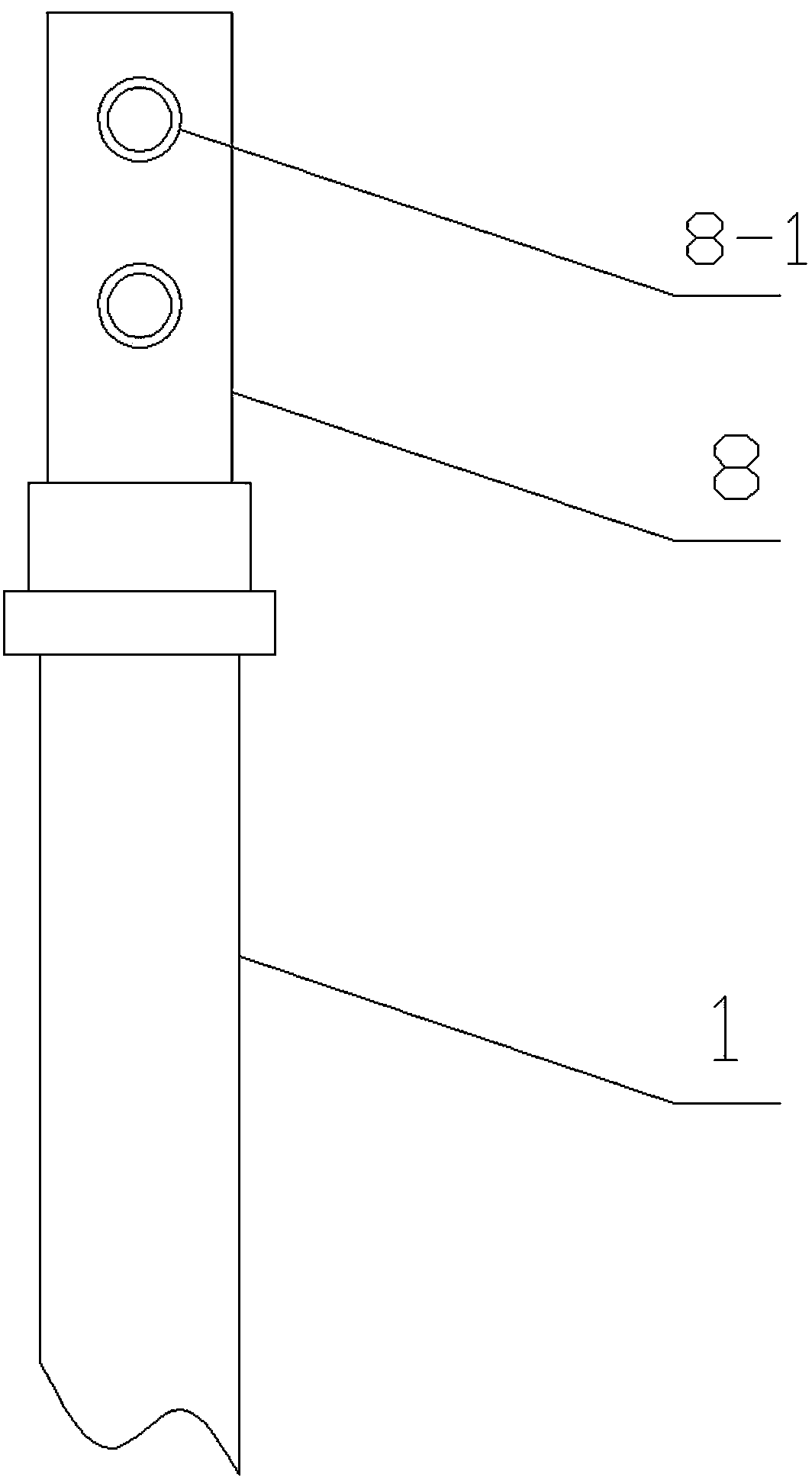 Ground clip in switch cabinet