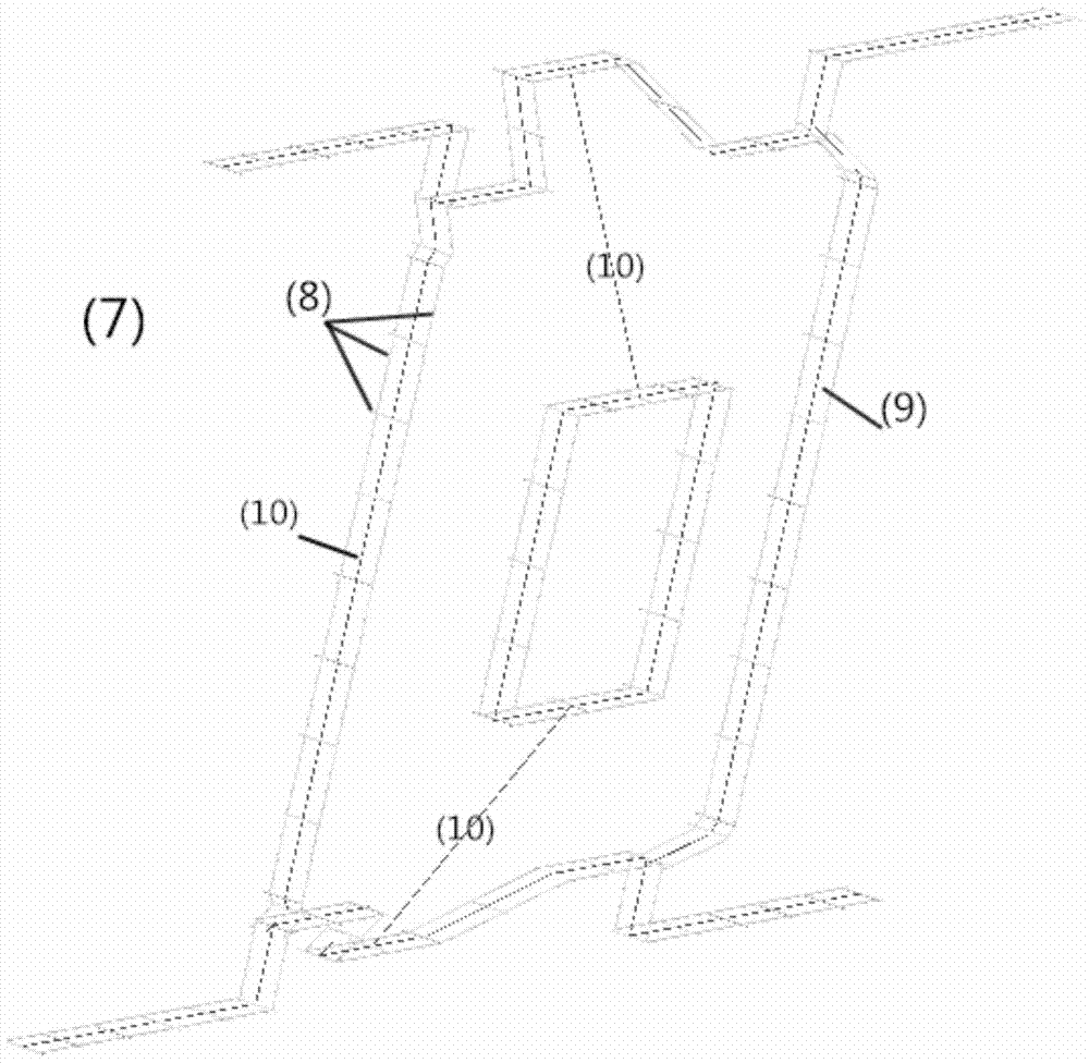 Bored pile mud sedimentation filter device and its construction method