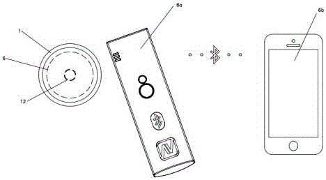 Radio frequency anti-counterfeiting identification system and bottle cap cooperating with same