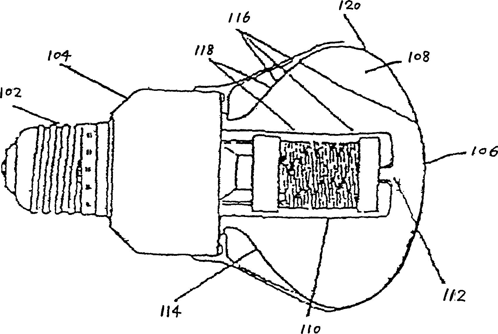 Electromagnetic inductor light having double-regular structured strip lamp