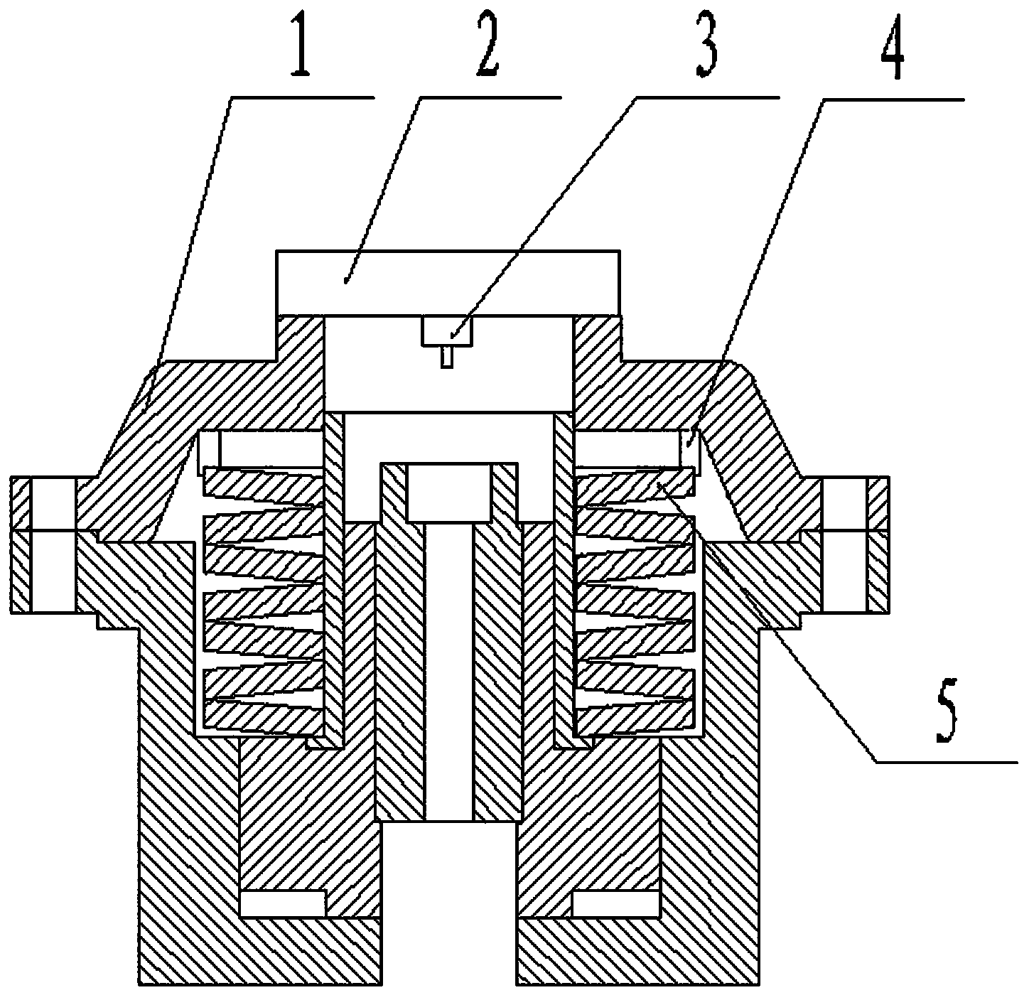 Wire transmission system for pressure signals of gap of brake shoe and pressure signals of butterfly-shaped spring