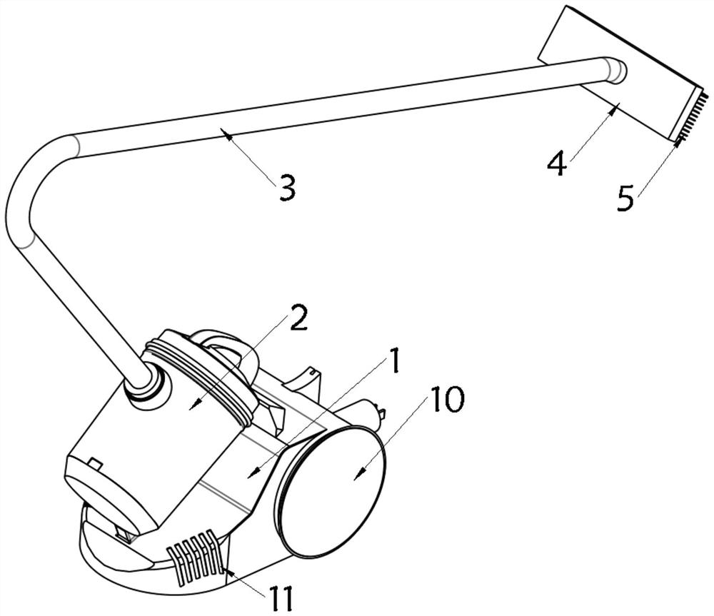 A special dust automatic processing device for building wall decoration and using method thereof