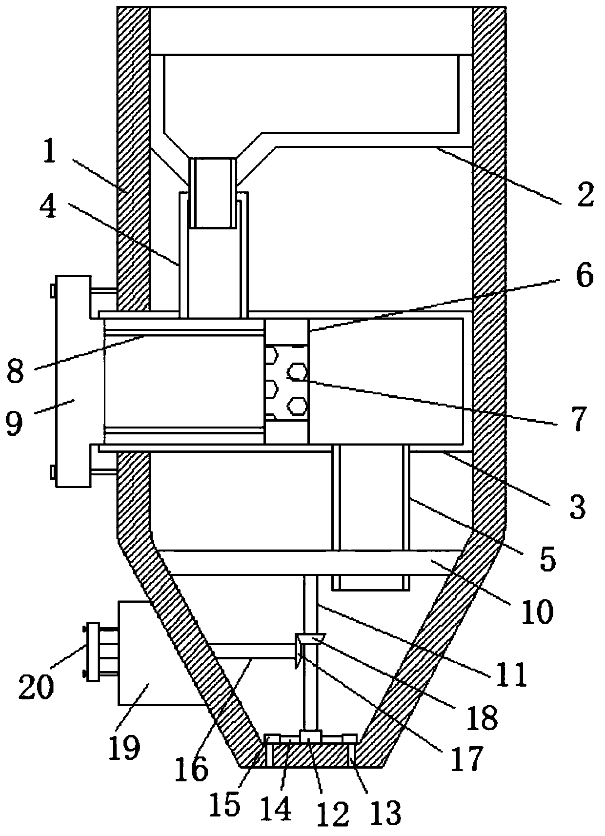 Simple device for removing nozzle filter screen