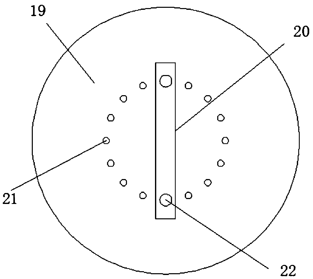 Simple device for removing nozzle filter screen