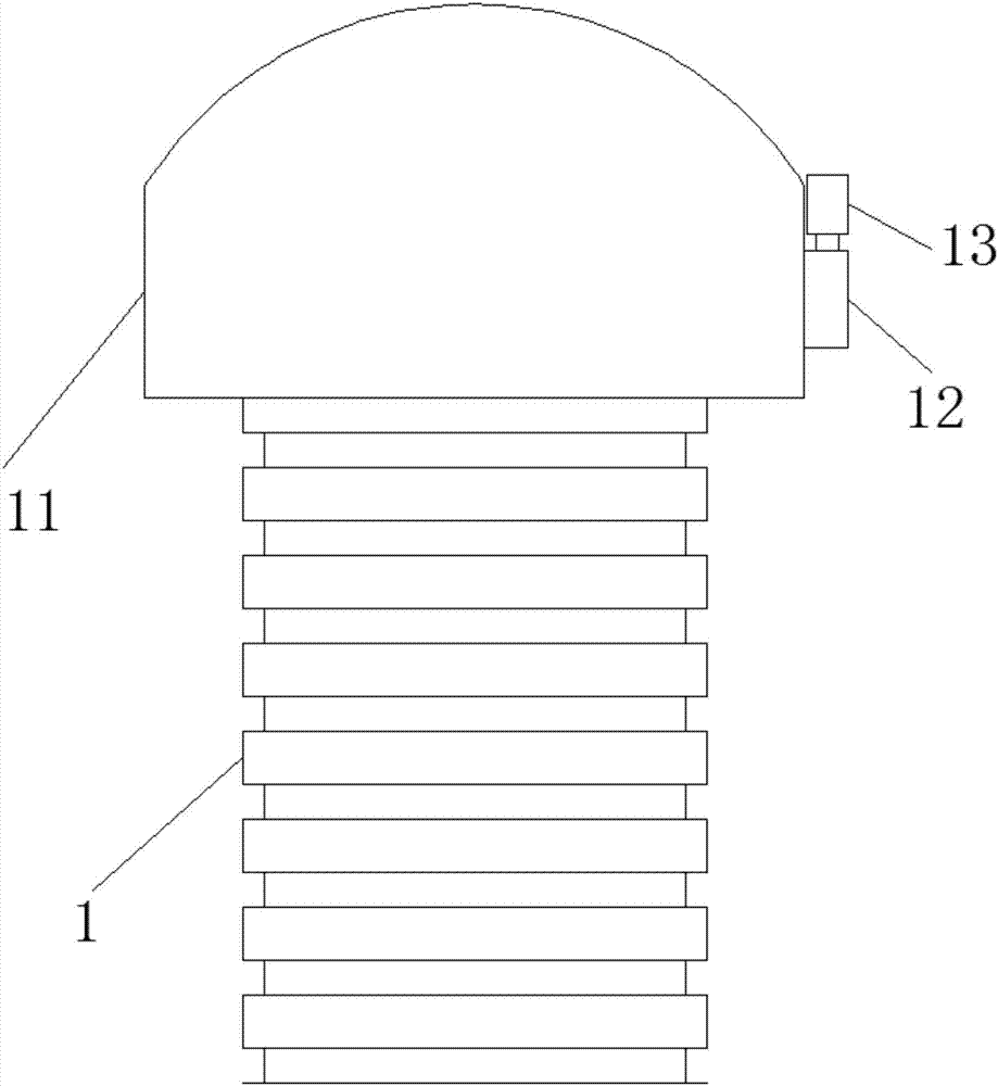 Pressure on-line monitoring system for 750kV high-voltage insulating sleeve