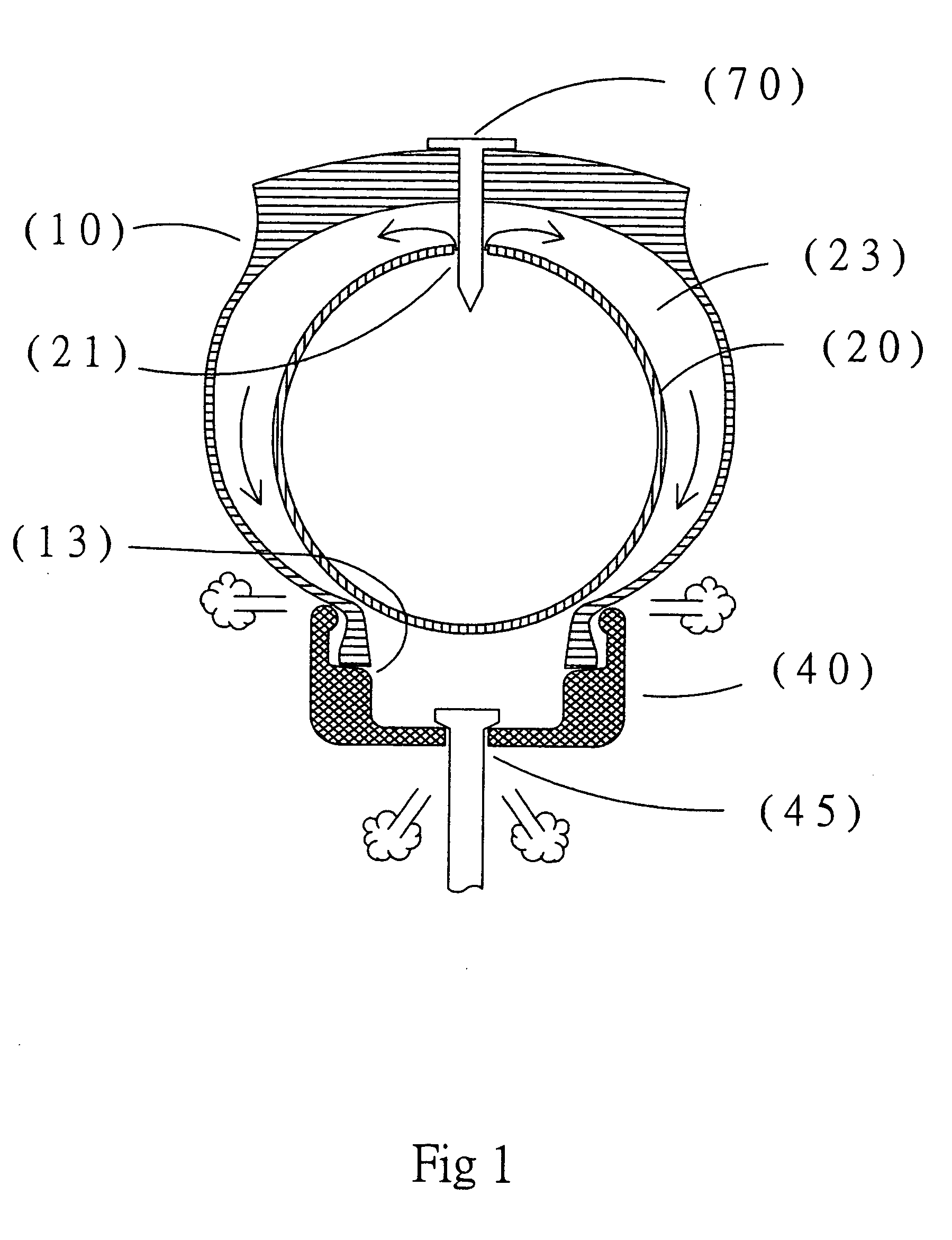 Safety pneumatic tire for the biclycle