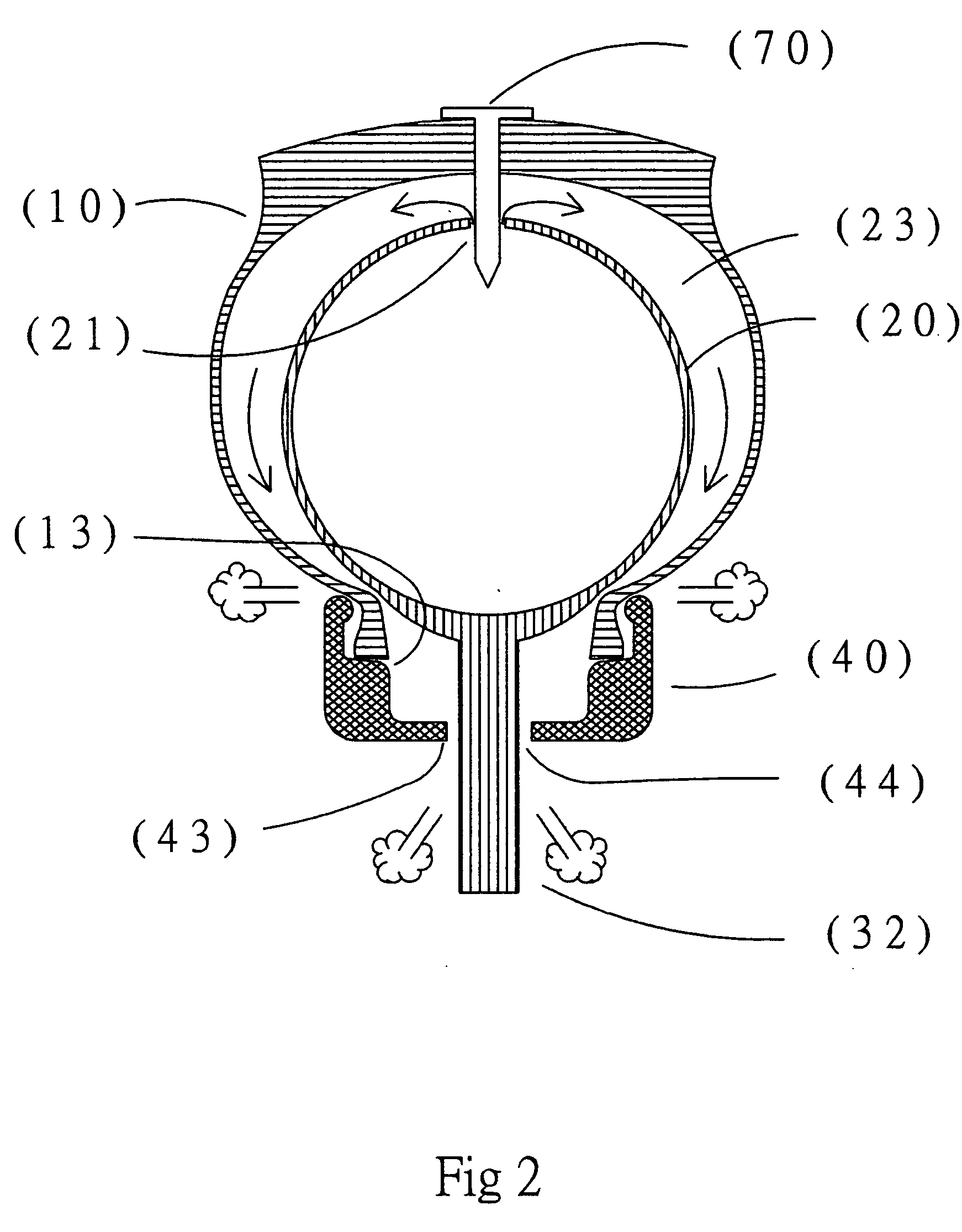 Safety pneumatic tire for the biclycle