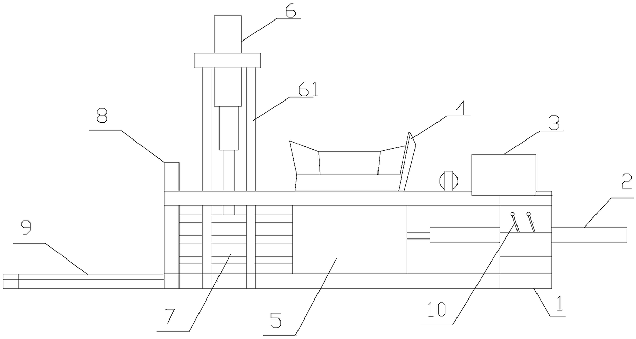 Corrugated paper pulp waste extruding packaging equipment