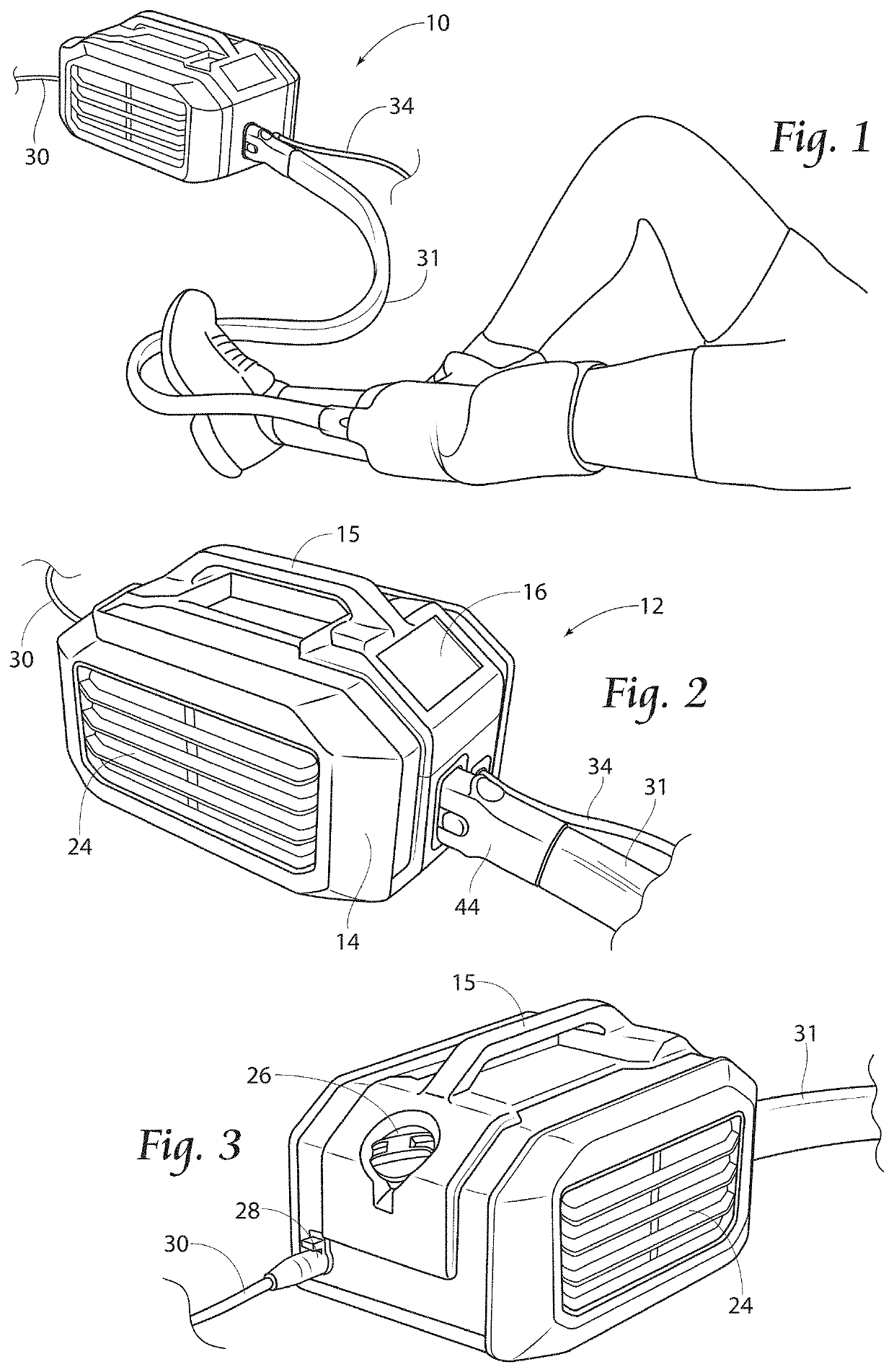 System and method for heat or cold therapy and compression therapy