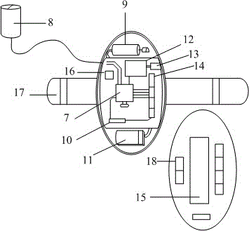 Health suggestion device mountable on office chair