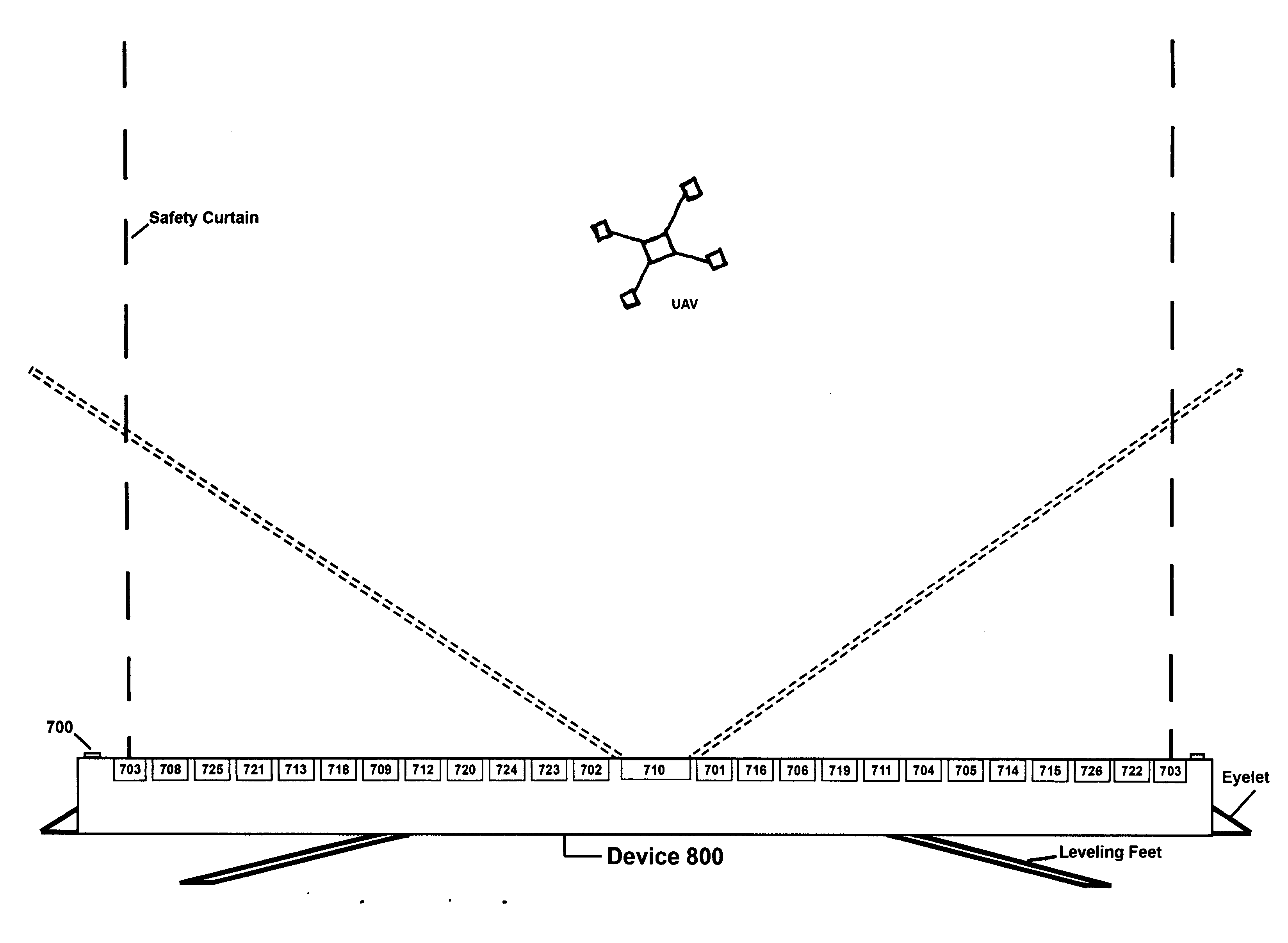 Wireless portable landing zone