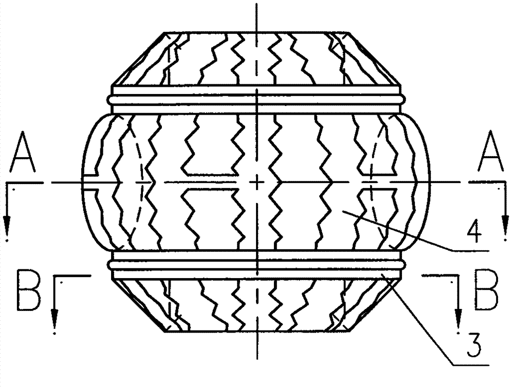 Lantern-ring bulk packing