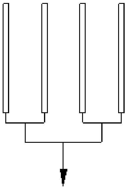 Pulley block combining structure, lifting hook and lifting device