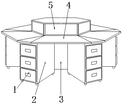 Vocational education teaching practical training assessment device