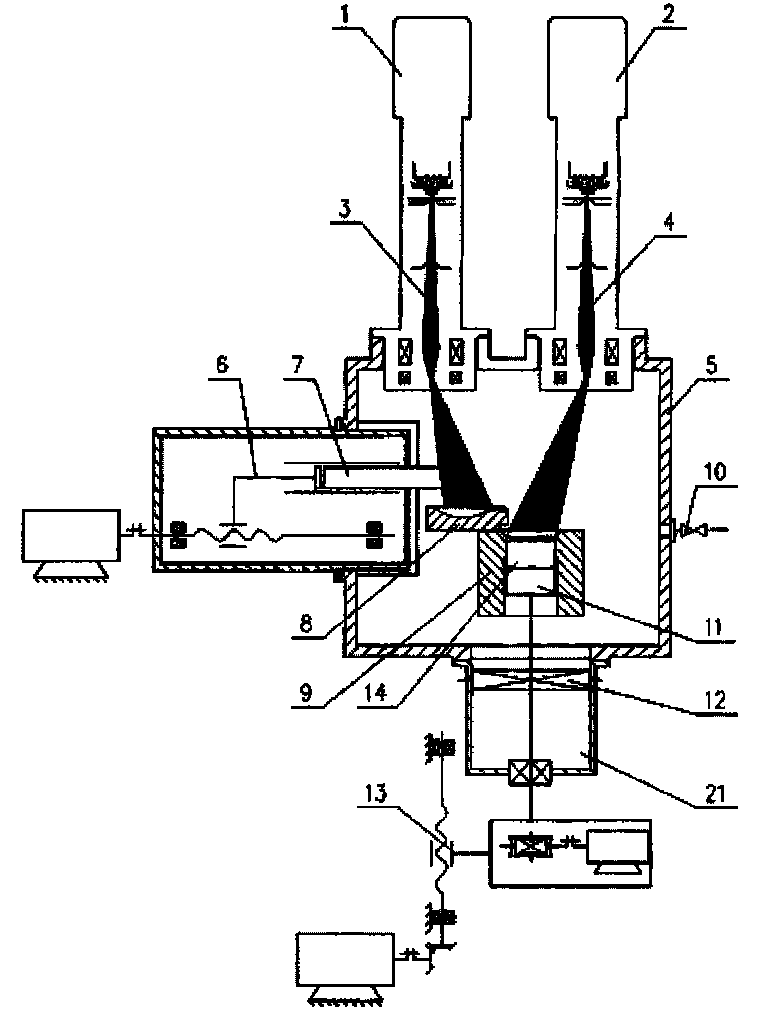 Vacuum electron beam melting furnace for polysilicon purification