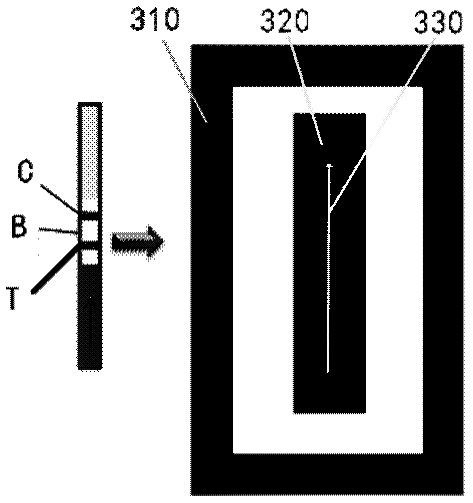 Quantitative detection device and method for immunochromatographic test strips