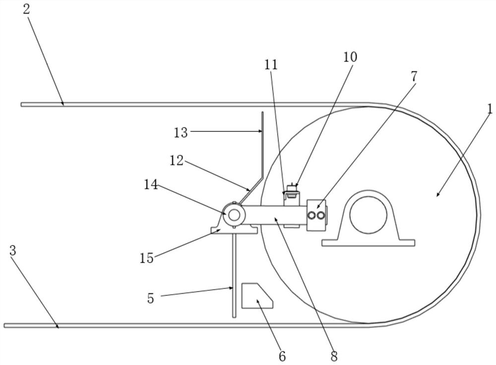 Protection device for belt conveyor