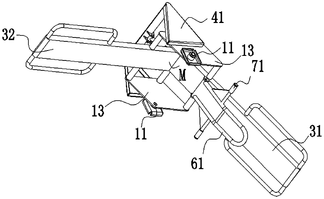 Control door for channel for pig to enter and exit for individual feeding and feeding device