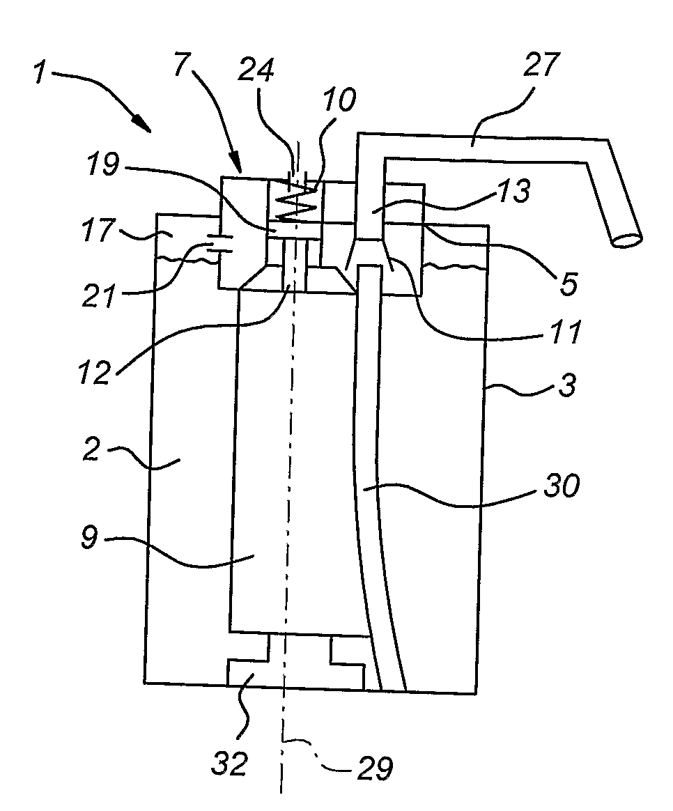 Pressure Regulator For Container For Carbonated Drink