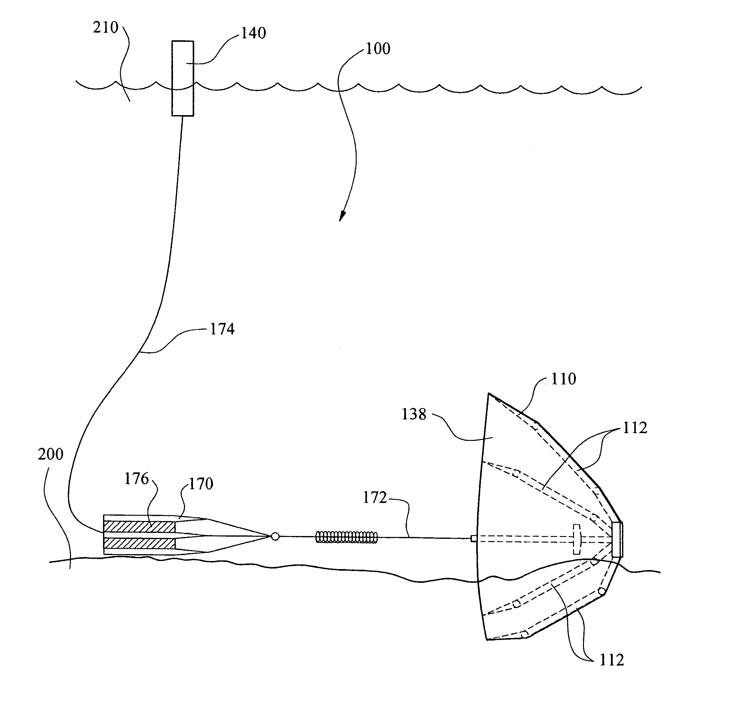 Deployable and autonomous mooring system