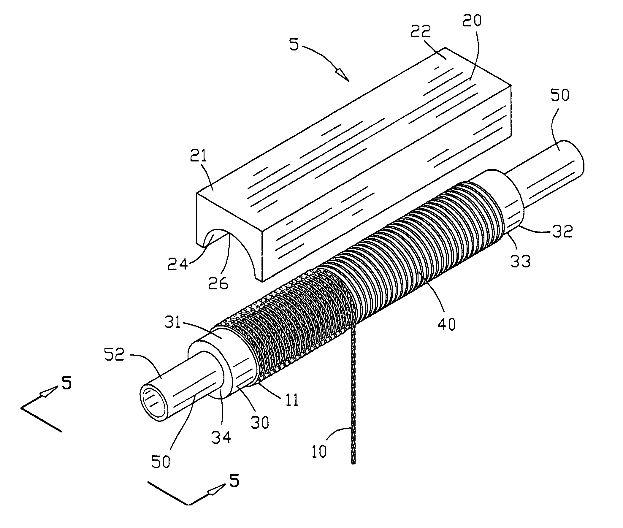 Cable winder guide