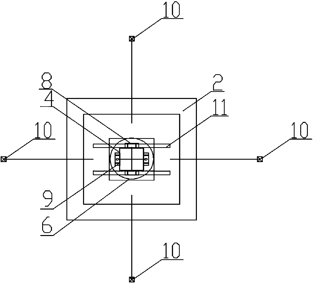 A method of using a positioning and steering control system for vertical lattice columns in deep foundation pit enclosure