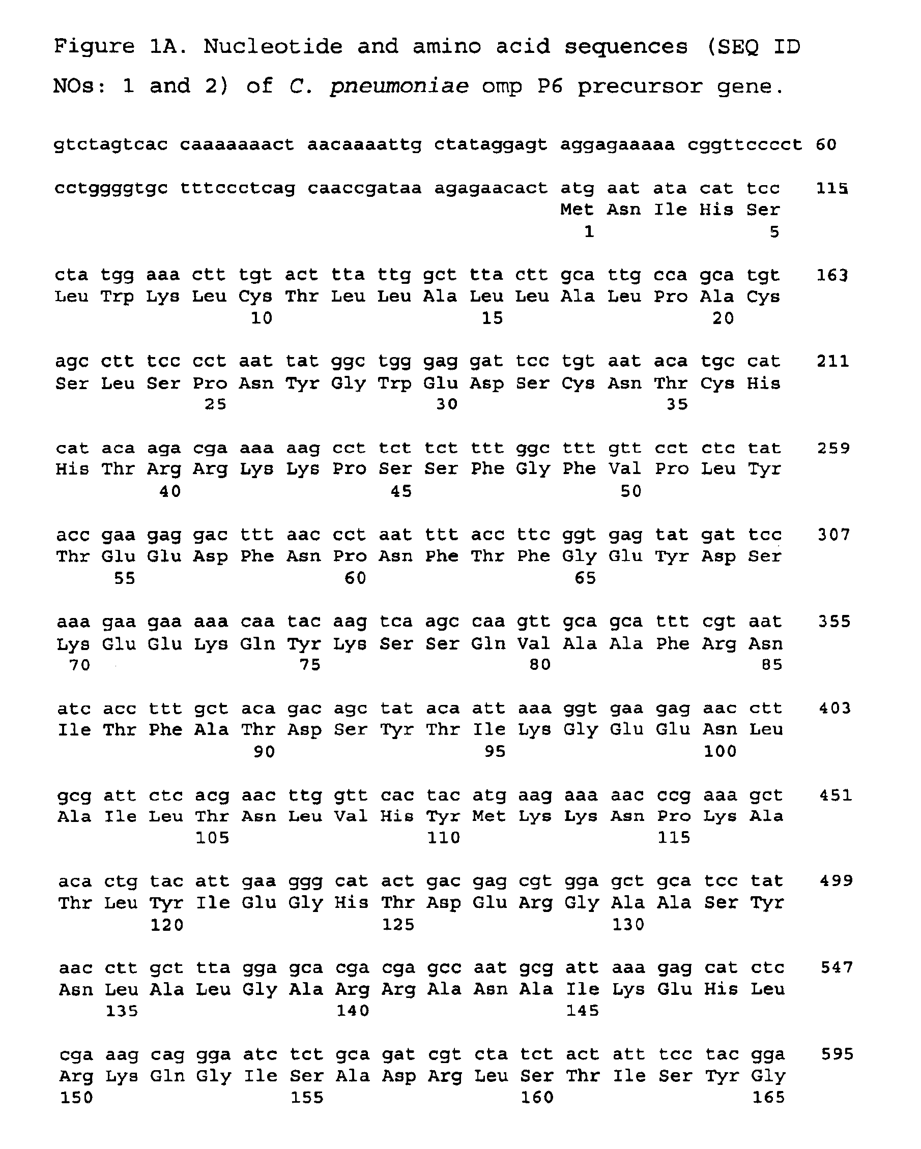 Chlamydia antigens and corresponding DNA fragments and uses thereof