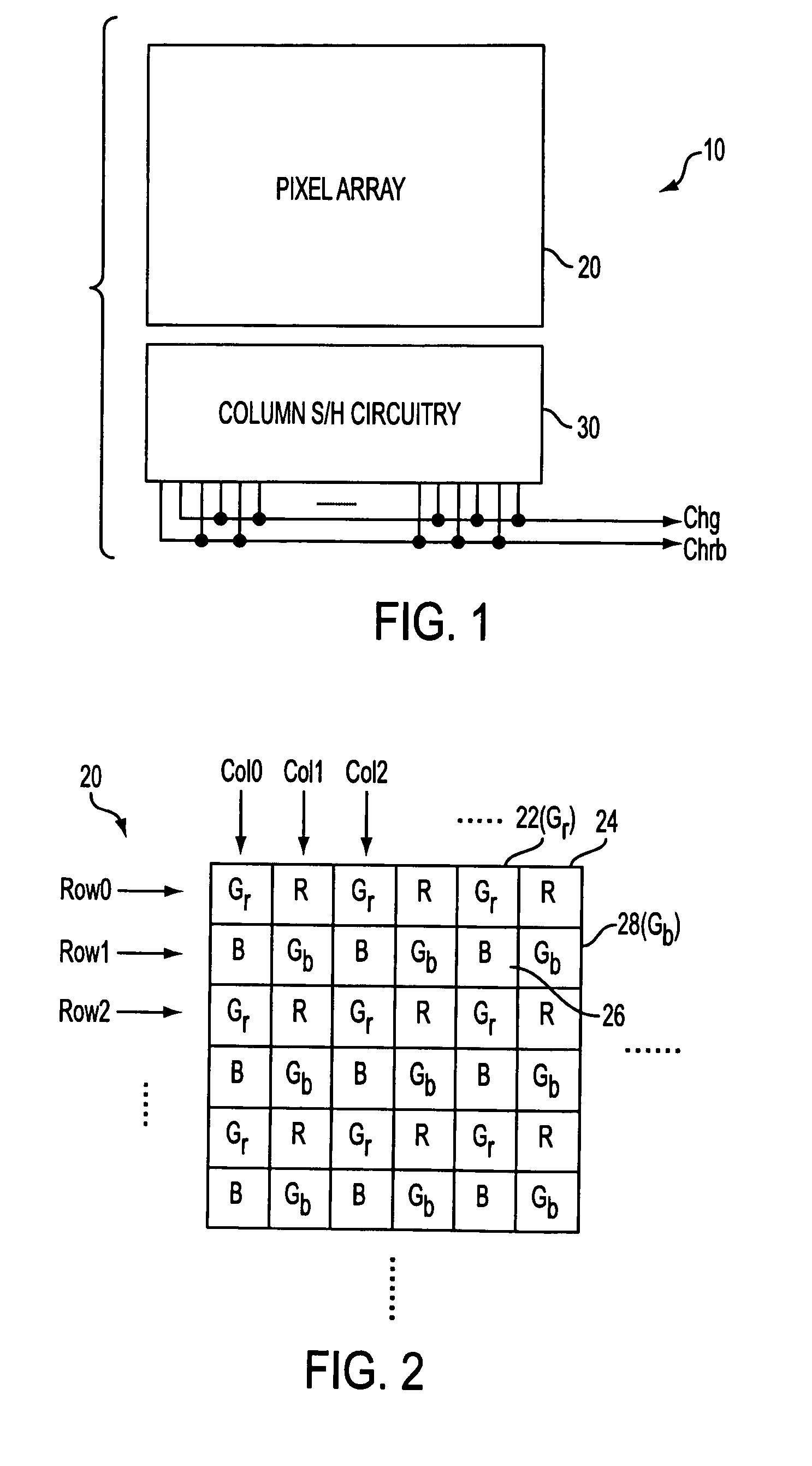 Multiplexed pixel column architecture for imagers