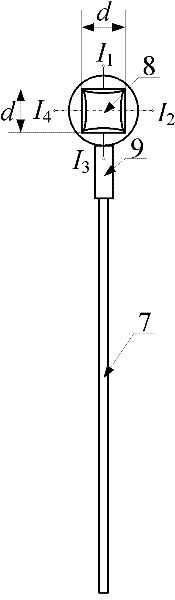 Device for measuring bending and torsional vibration of hinged plate of phase-sensitive detector (PSD) sensor and method for device