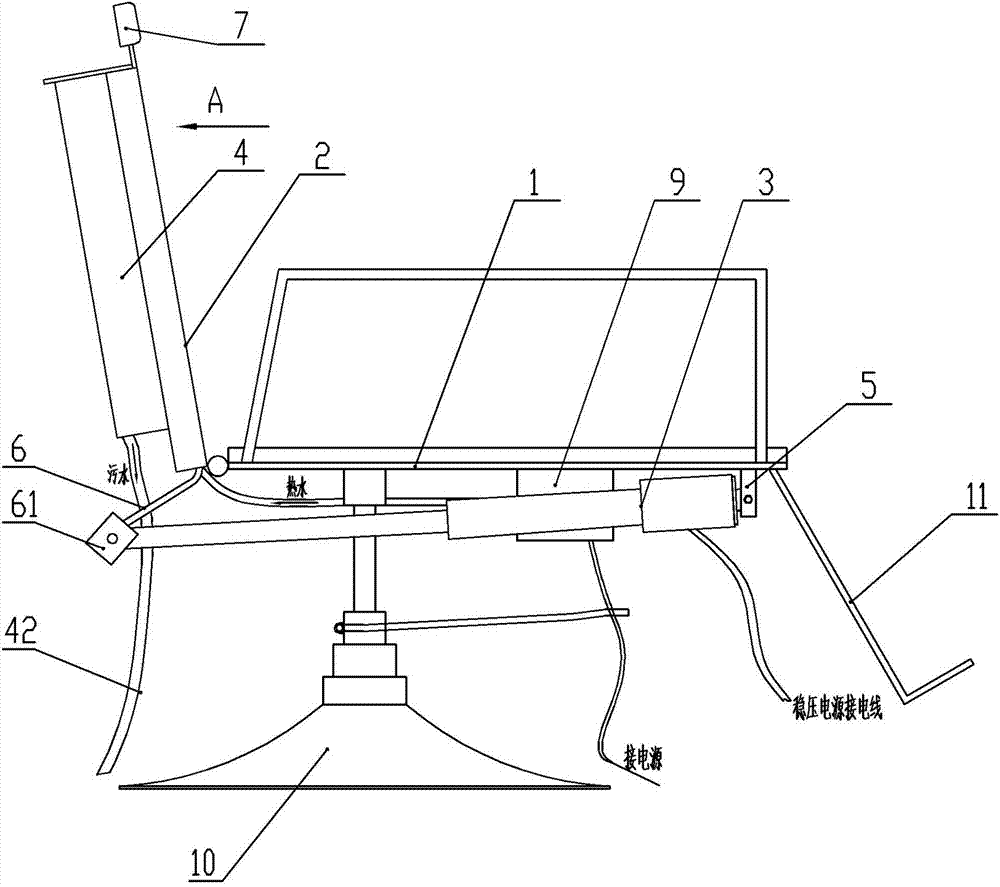 Multifunctional chair for barbershops