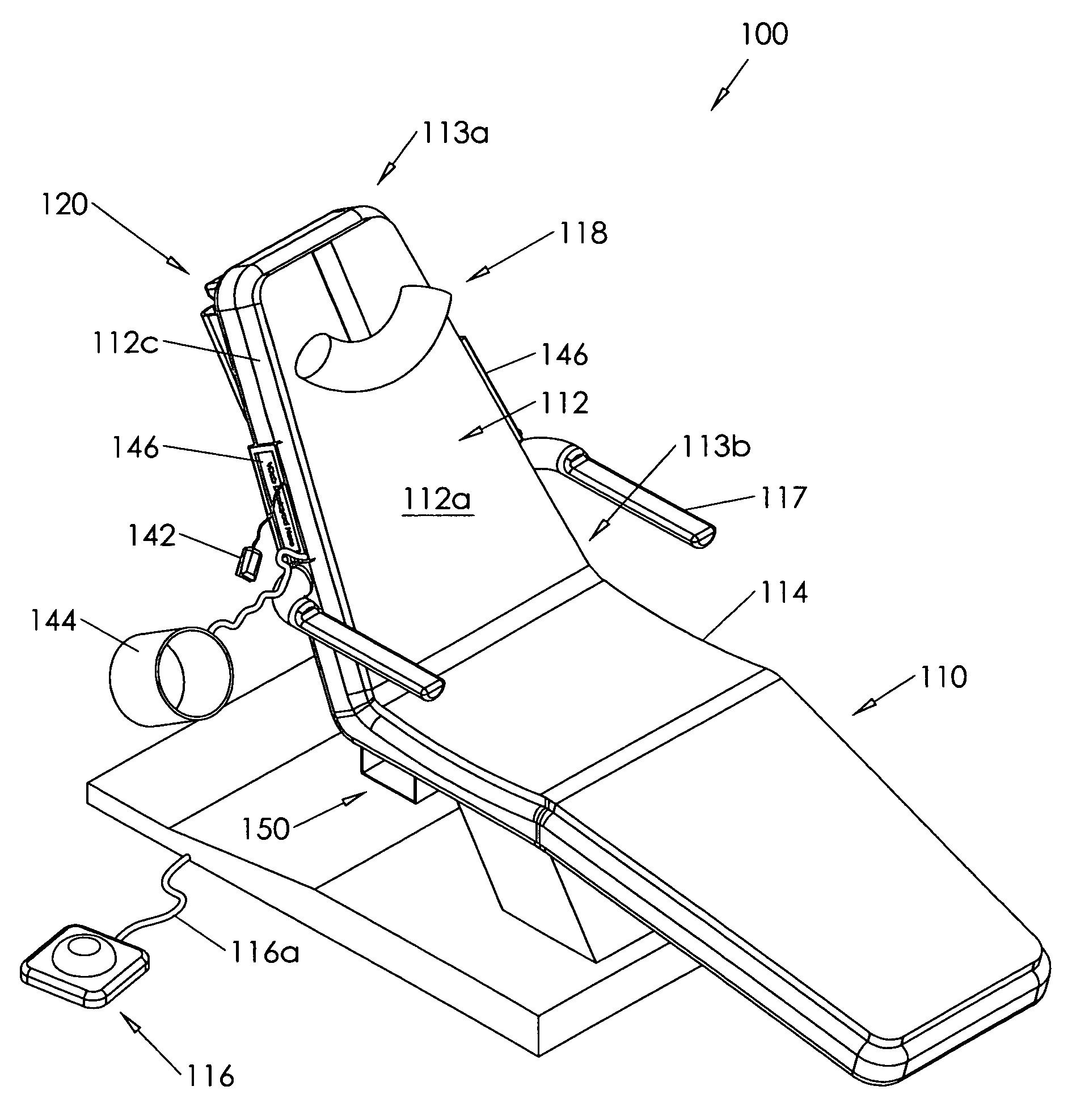 Safety dental chair